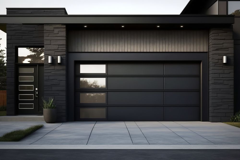 Garage door opener and spring service